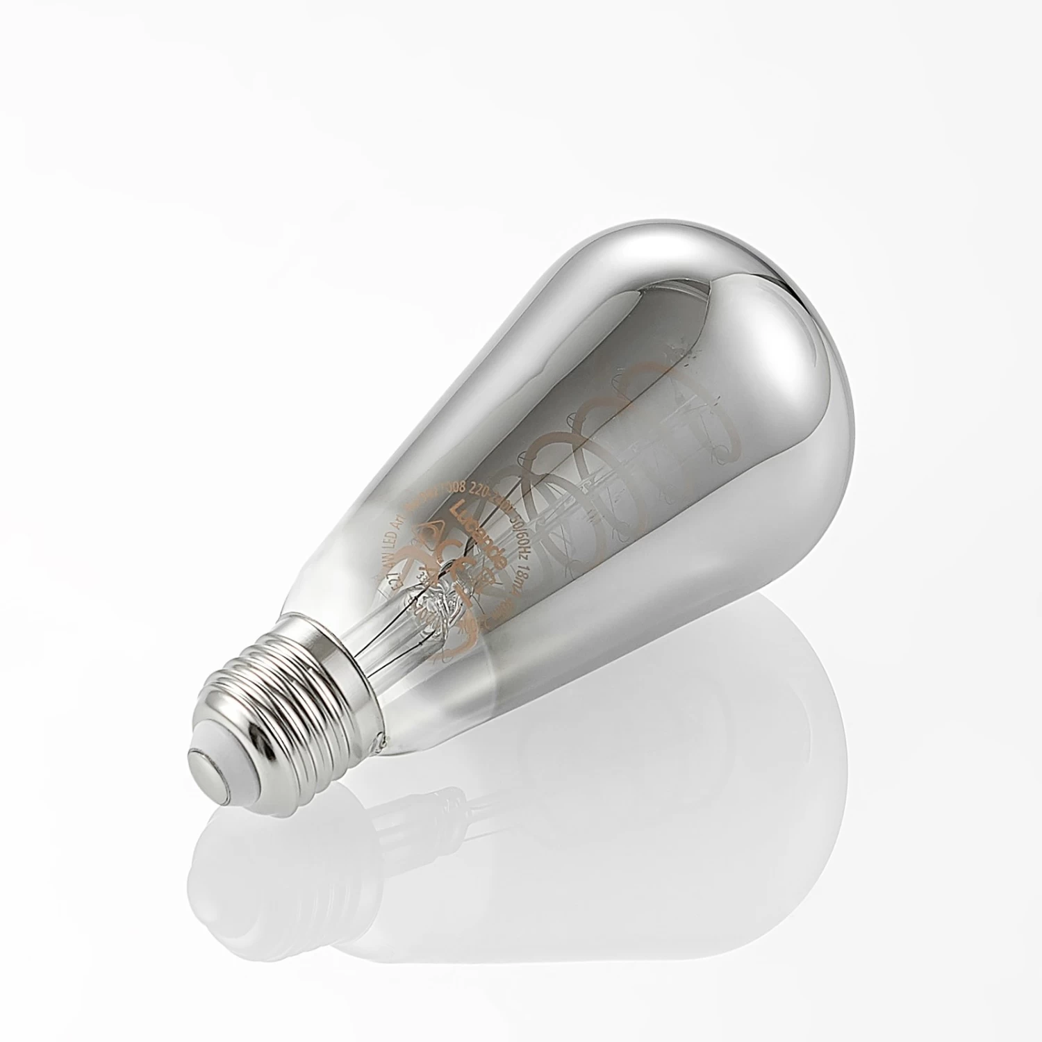 Lucande E27-Lampe ST64 4W 918 Dimmbar Titan 2er â Bild 5