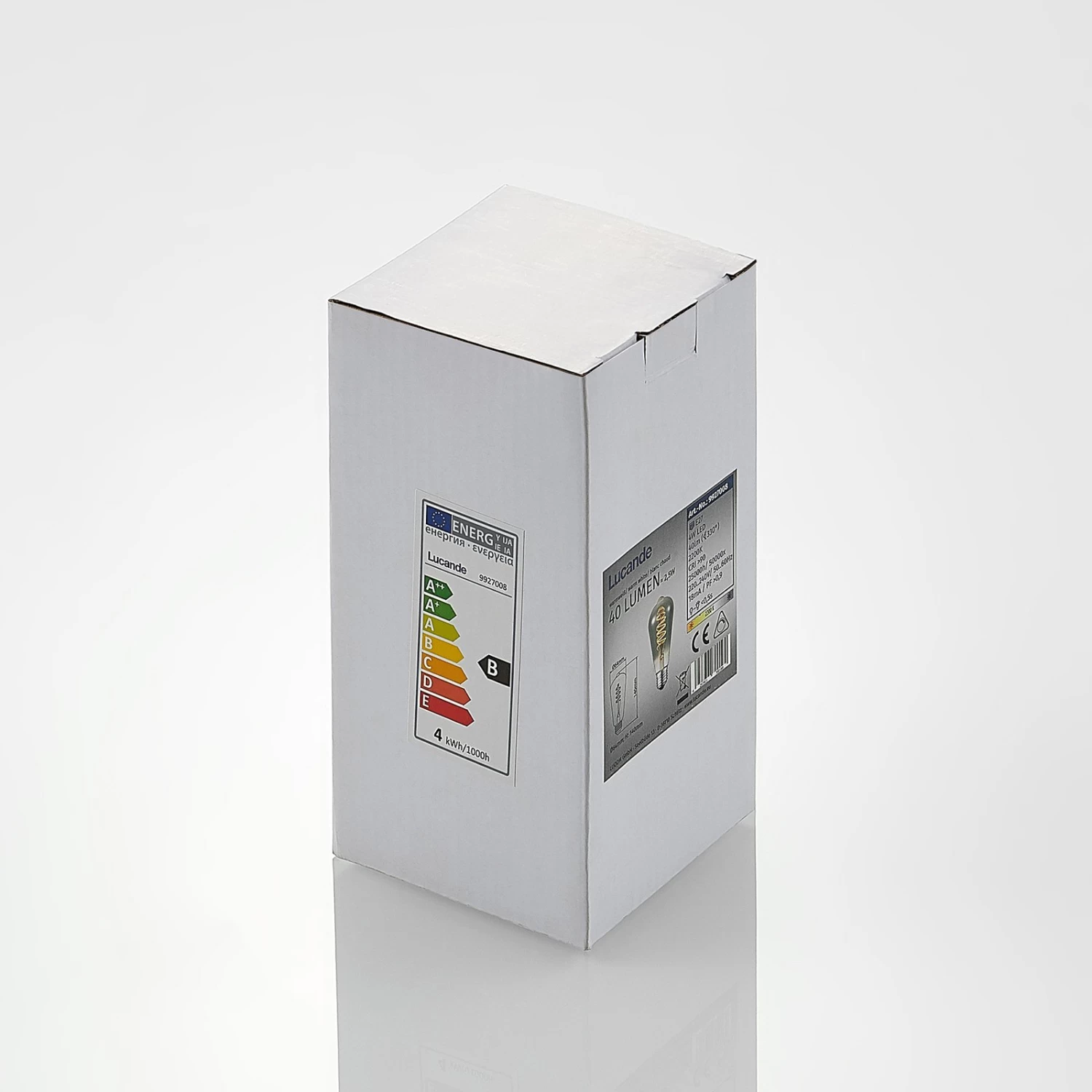 Lucande E27-Lampe ST64 4W 918 Dimmbar Titan 2er â Bild 9