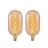 Lucande LED E27 T140 4W 2.700K Dimmbar Amber 2er