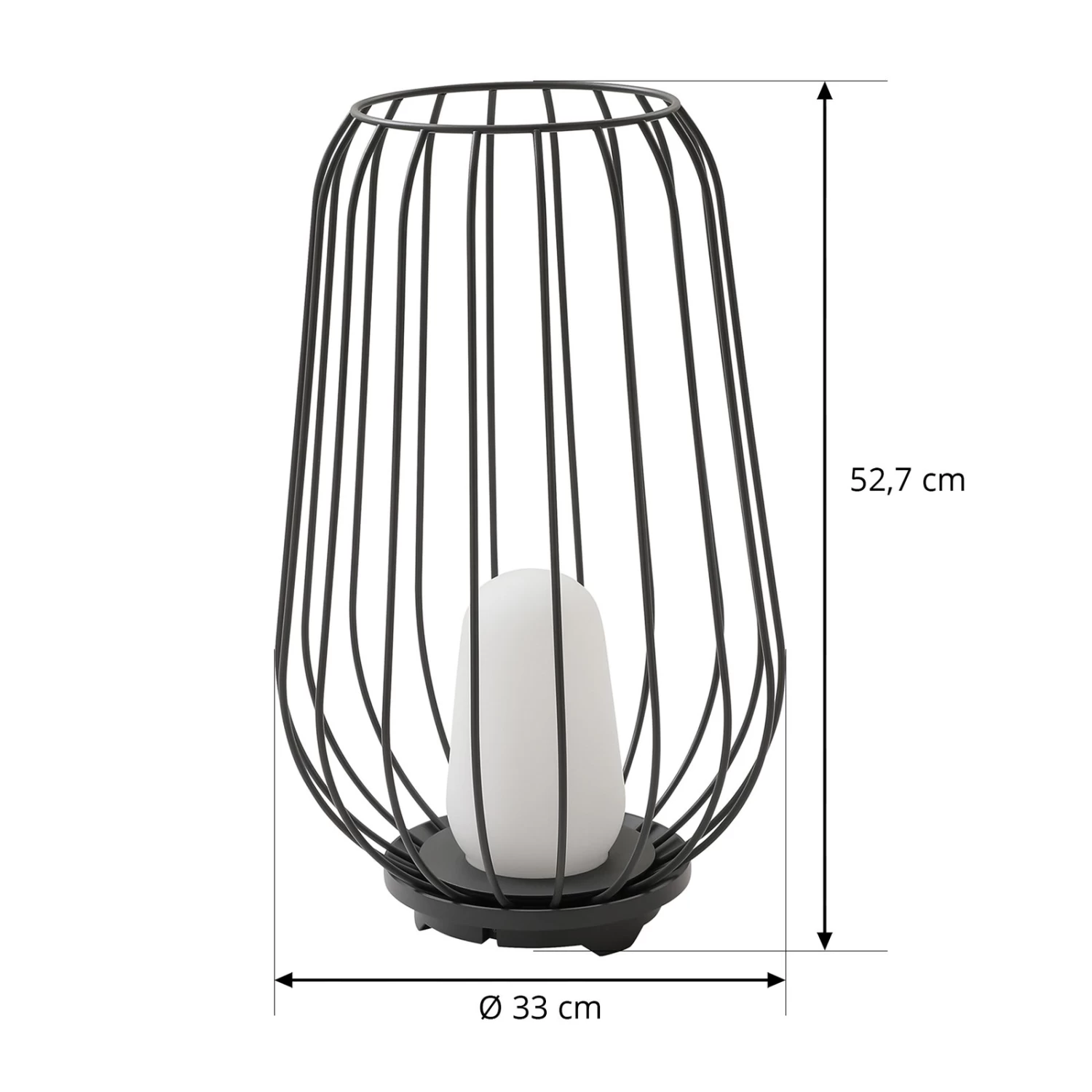 Lucande Chandan Terrassenleuchte 52,7 Cm – Bild 4
