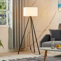 Lucande Jaimy Terrassenleuchte Dreibein 135 Cm