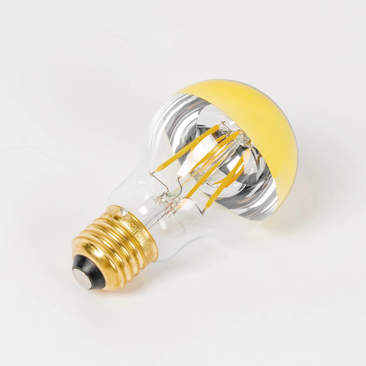 Lucande E27 3,5W LED-Kopfspiegellampe A60 2700K Gold 2er â Bild 6