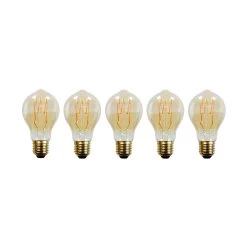 Lucande E27 3,8W LED-Filament 918 170 Lumen Amber 5er-Set