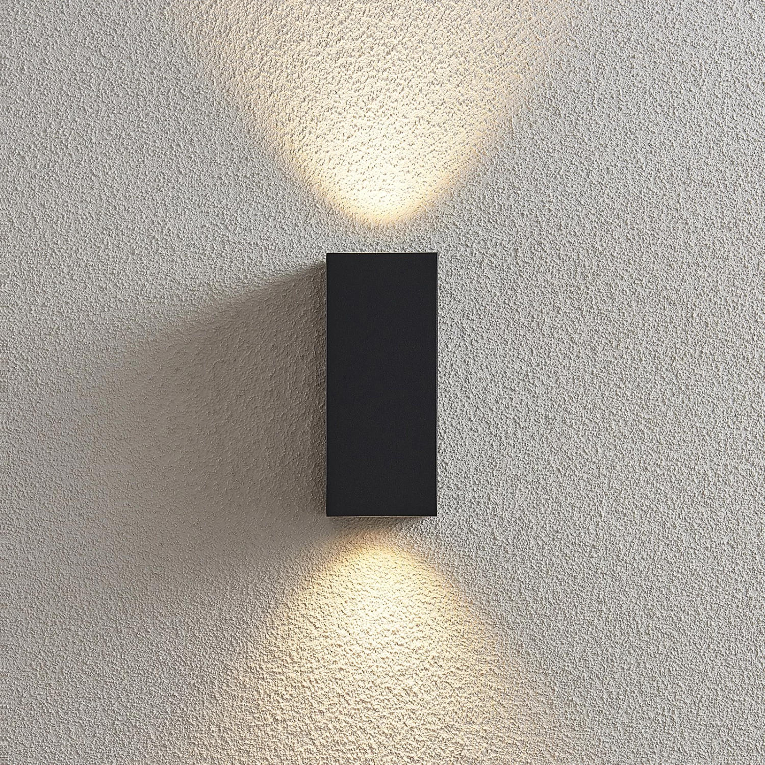 Lucande AuĂenwandstrahler Lavina 2-fl. GU10 Dunkelgrau 4er â Bild 6