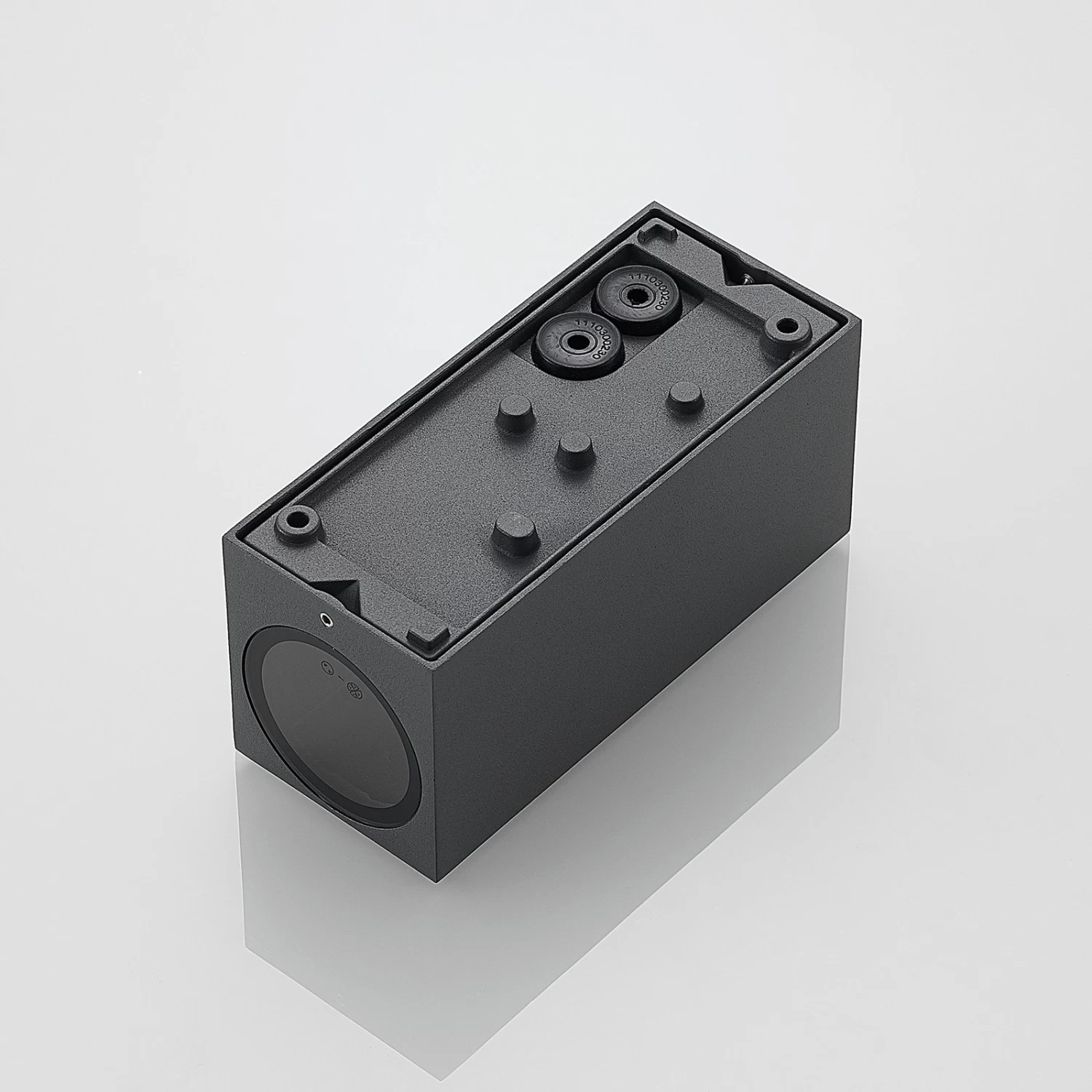 Lucande AuĂenwandstrahler Lavina 2-fl. GU10 Dunkelgrau 4er â Bild 8