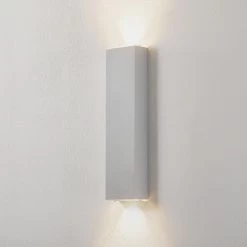 Lucande Anita LED-Wandleuchte Silber Höhe 36cm