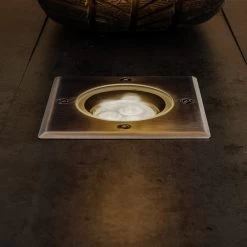 Lucande LED-Bodeneinbauleuchte Schwenkbar, IP67, Eckig