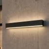 Lucande Lengo LED-Wandlampe, 50 Cm, Grafit, 2-fl.