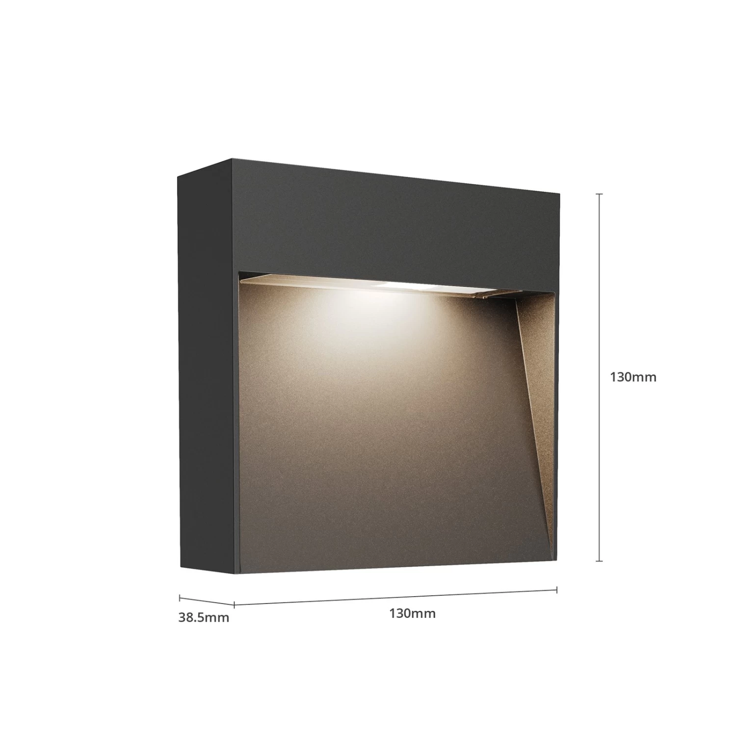 Lucande AuĂenwandleuchte Noreia In Eckiger Form â Bild 5