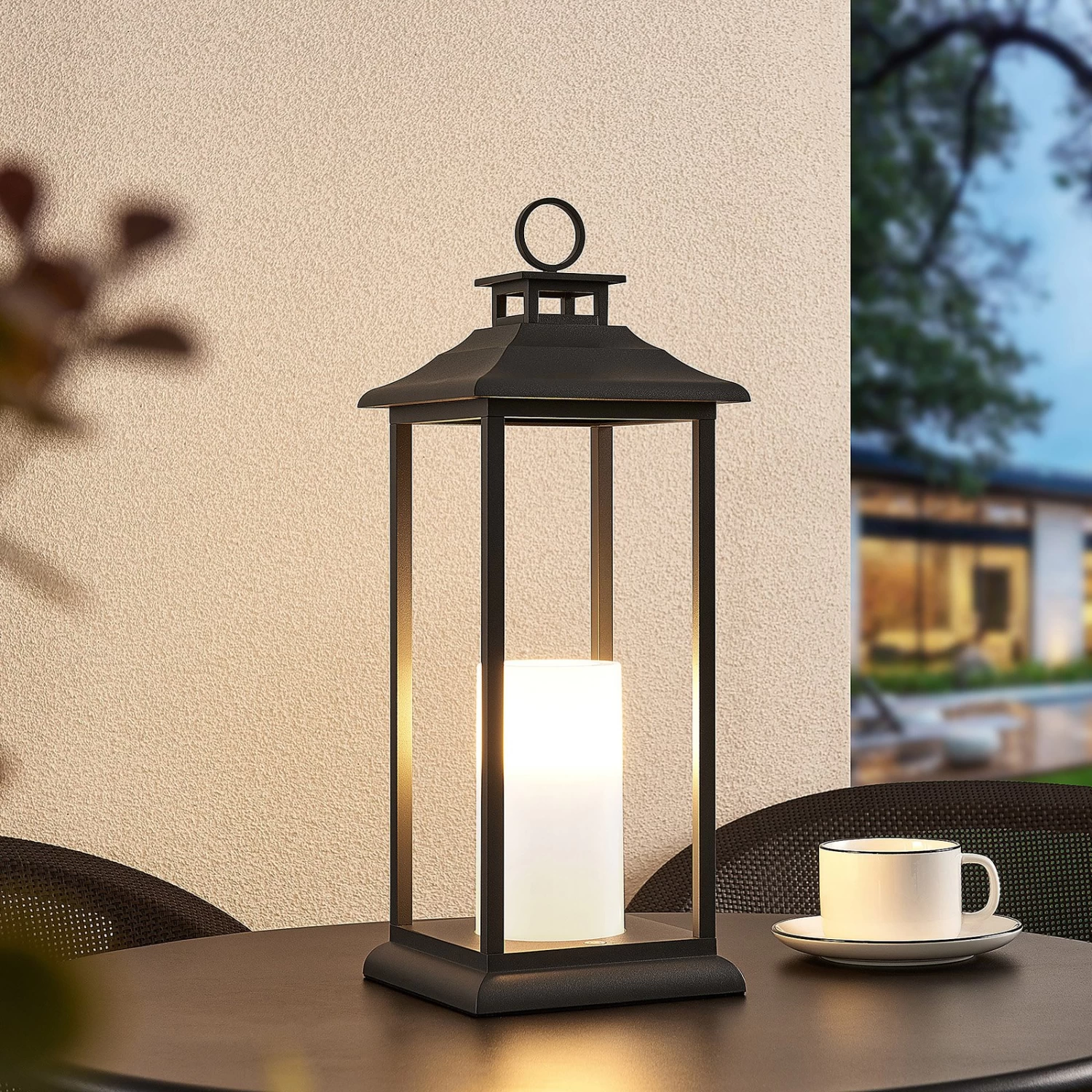 Lucande Vadik LED-Außenlaterne Mit Akku – Bild 2