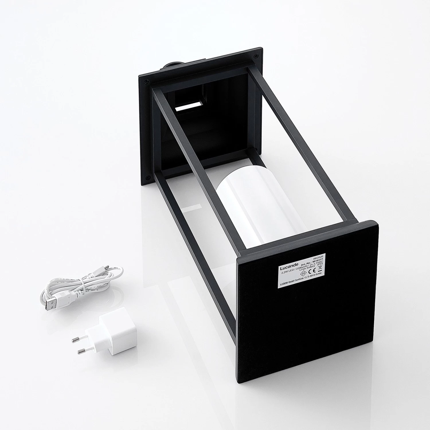 Lucande Vadik LED-Außenlaterne Mit Akku – Bild 9