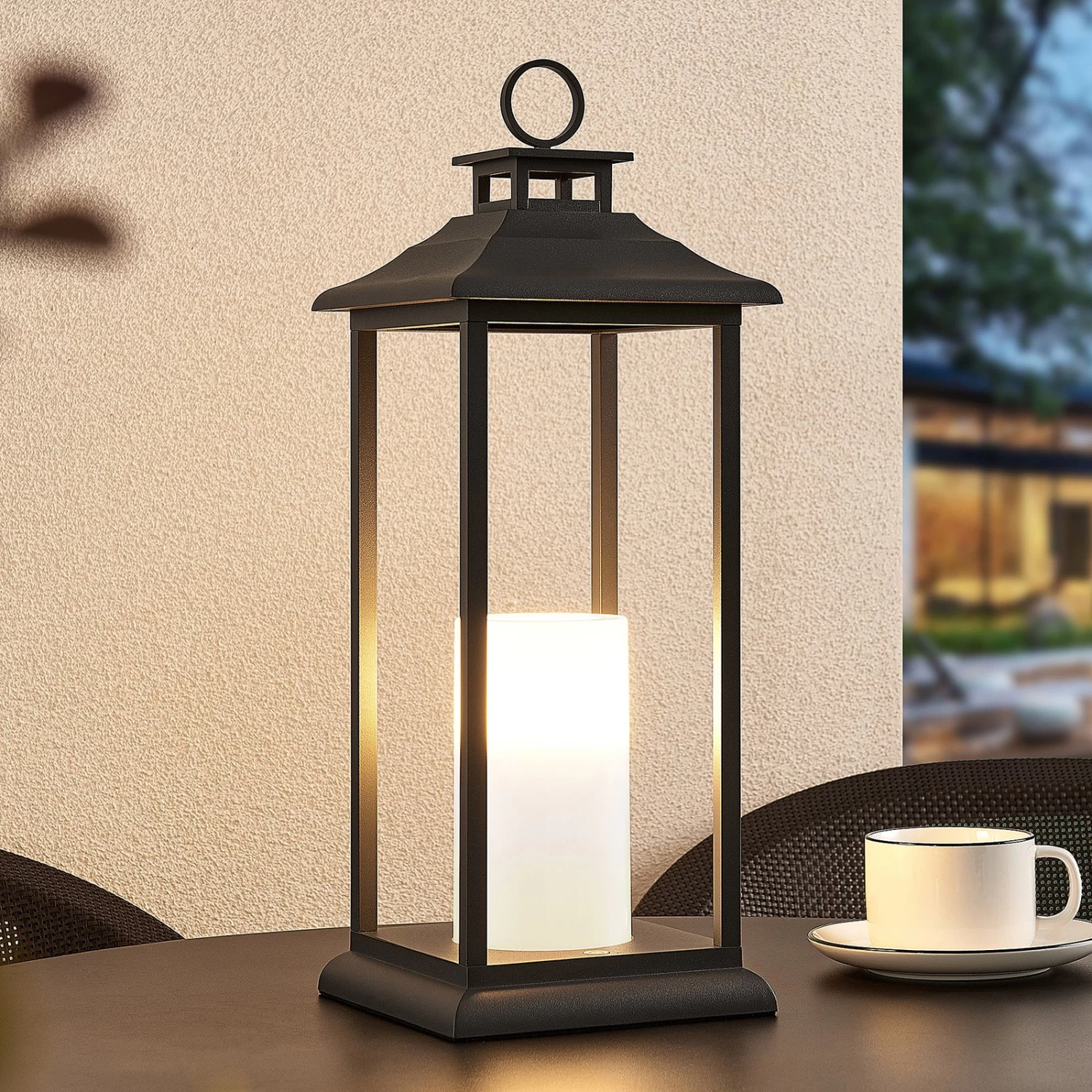 Lucande Vadik LED-Außenlaterne Mit Akku