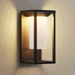 Lucande Eliel LED-Solarwandleuchte