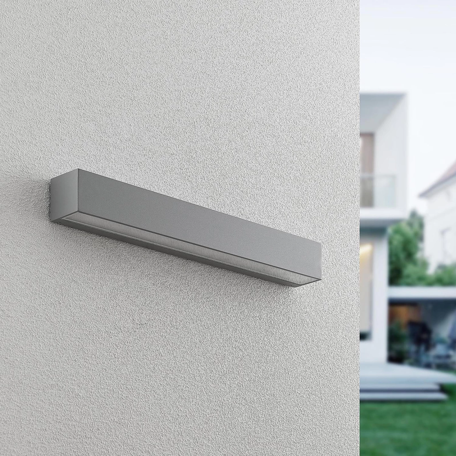 Lucande Lengo LED-Wandlampe, 50 Cm, Silber, 2-fl. â Bild 3