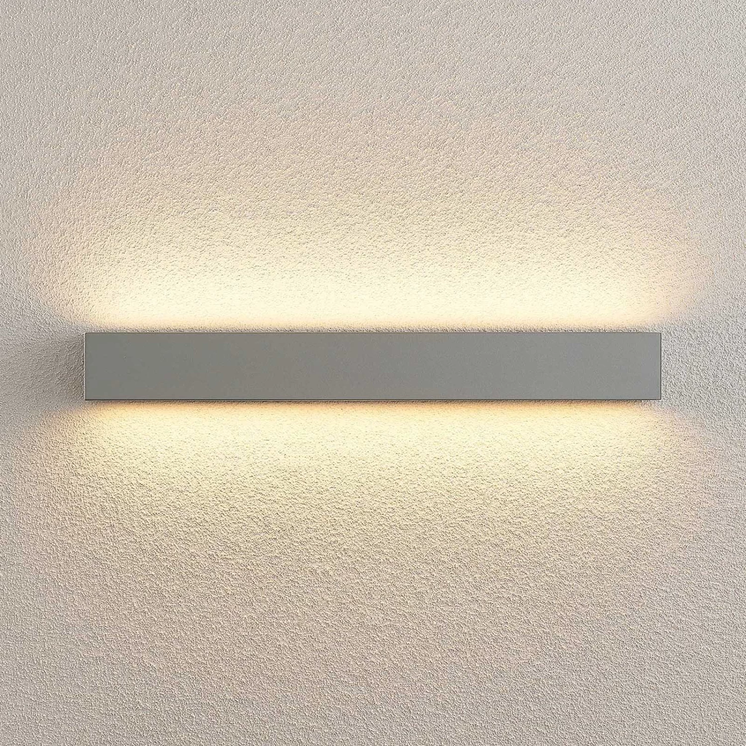 Lucande Lengo LED-Wandlampe, 50 Cm, Silber, 2-fl. â Bild 4