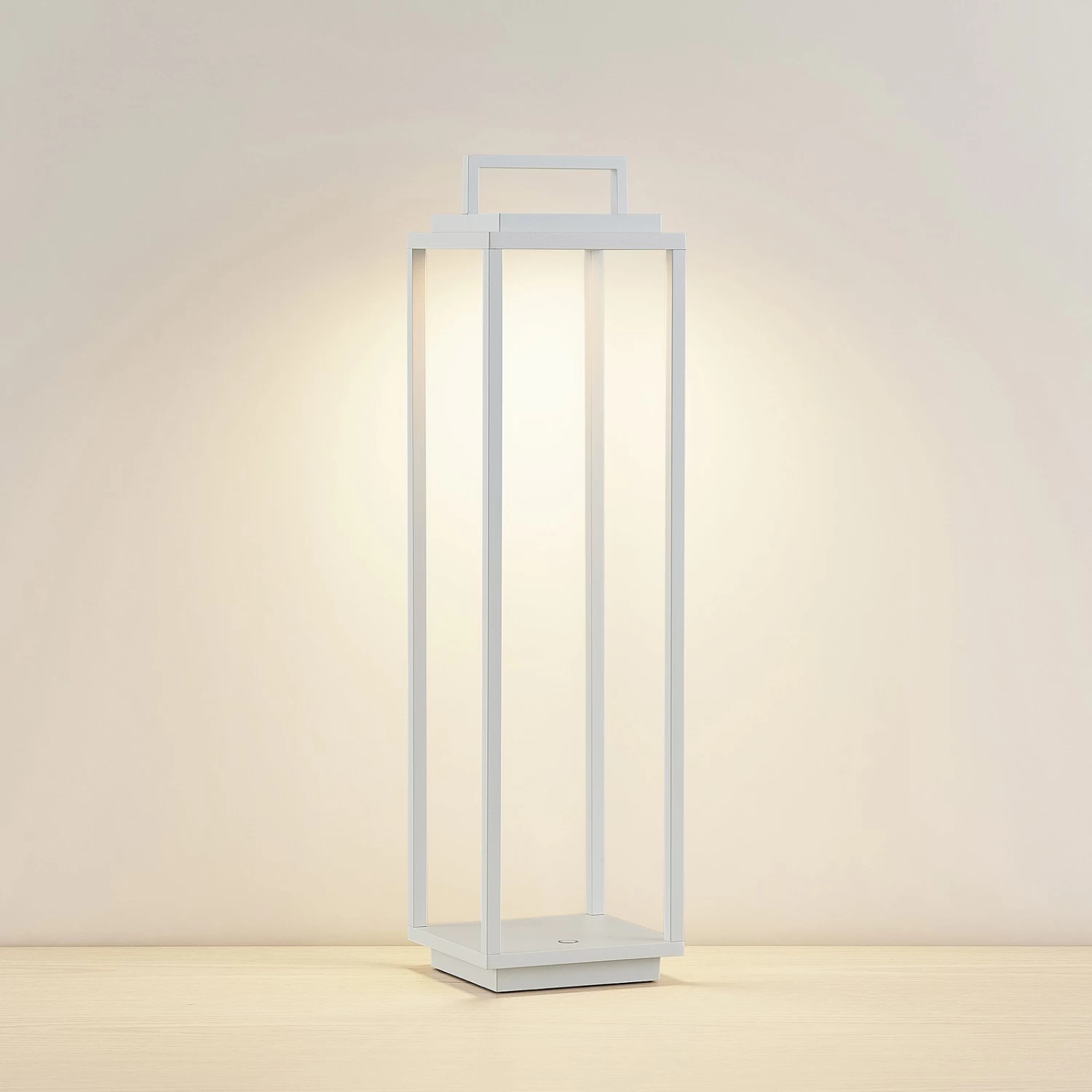 Lucande Elaja LED-Außenlaterne, USB, Weiß – Bild 7