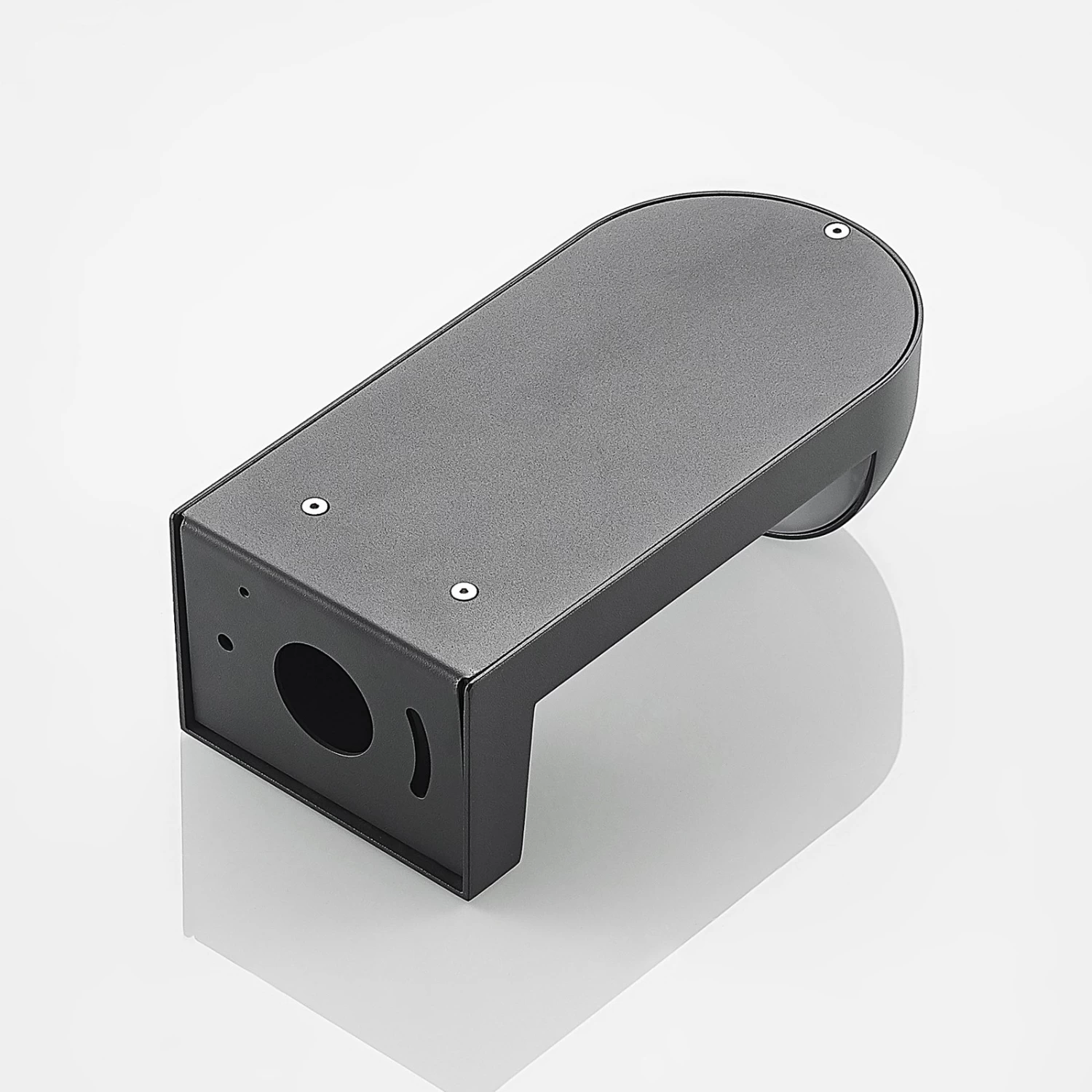 Lucande Jasmia AuĂenwandlampe, Dunkelgrau, G9 â Bild 7