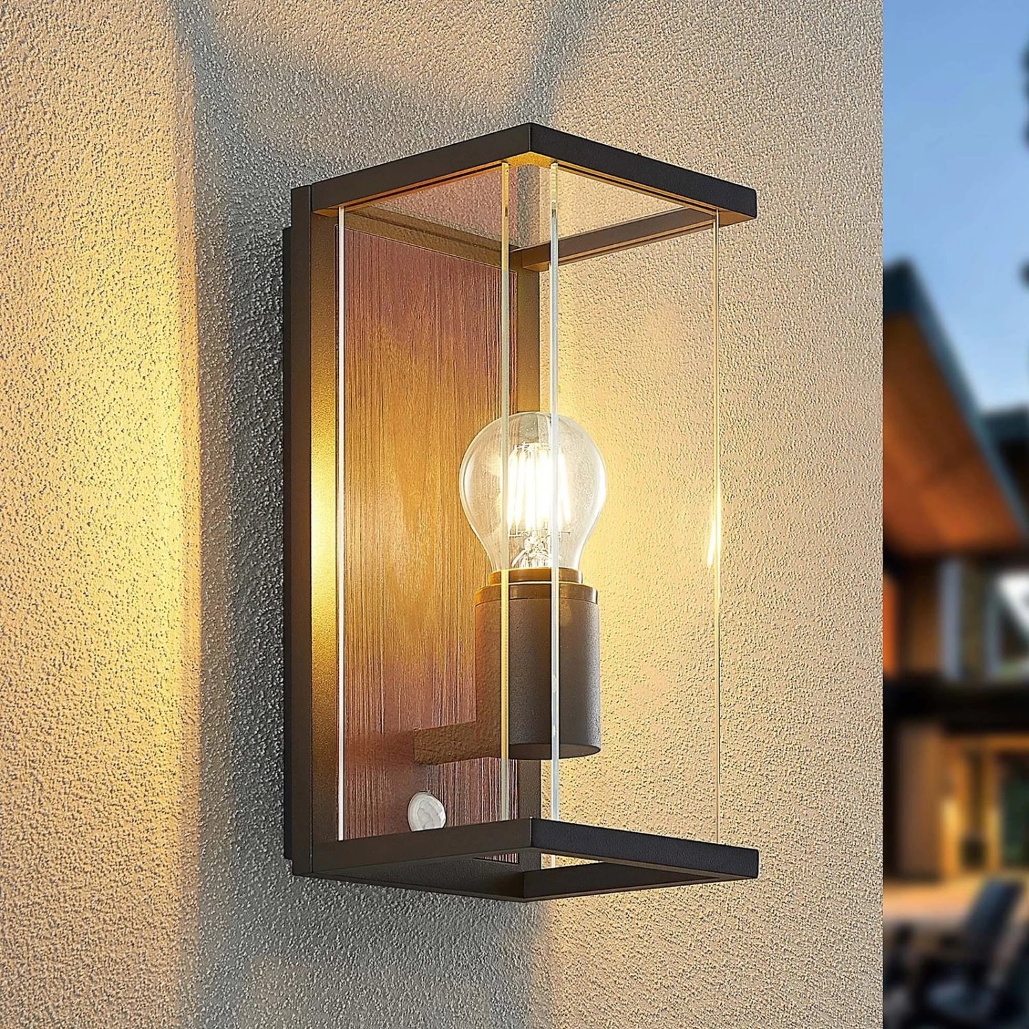 Lucande Elwin Wandleuchte, Einflammig, Sensor