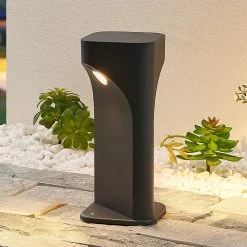 Lucande Valdeta LED-Sockellampe, Höhe 30 Cm