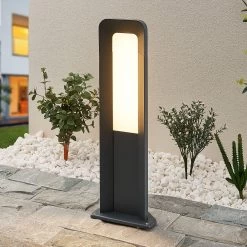 Lucande Secunda LED-Sockelleuchte, Höhe 50 Cm