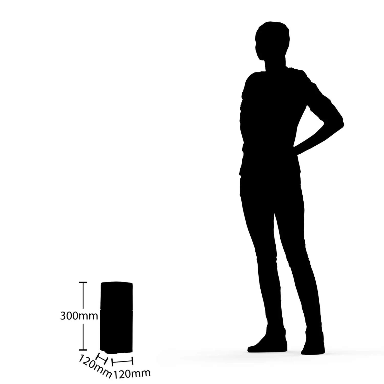 Lucande Obuna Sockelleuchte, Höhe 30 Cm â Bild 7