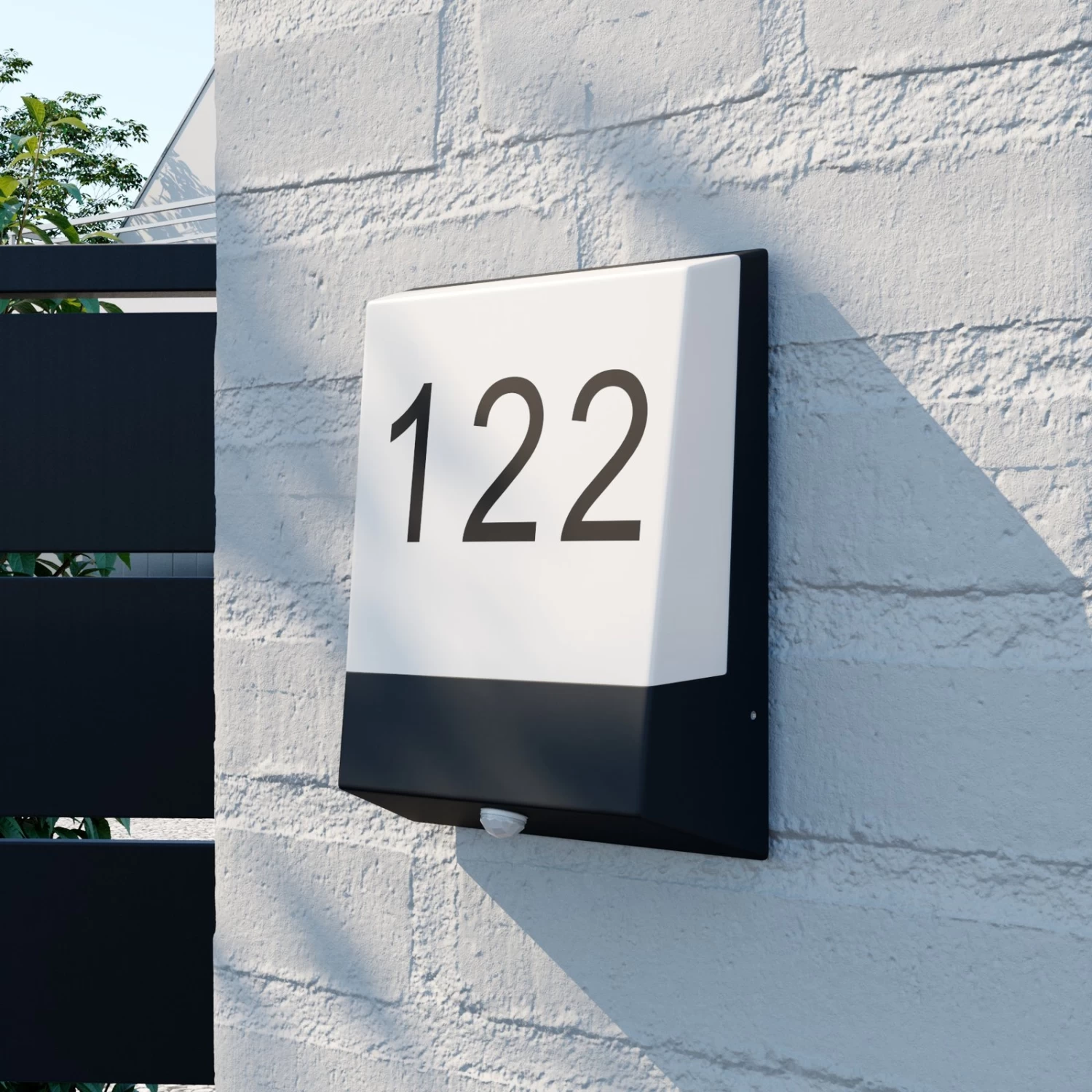 Lucande Kosman LED-Hausnummernleuchte, Sensor – Bild 3