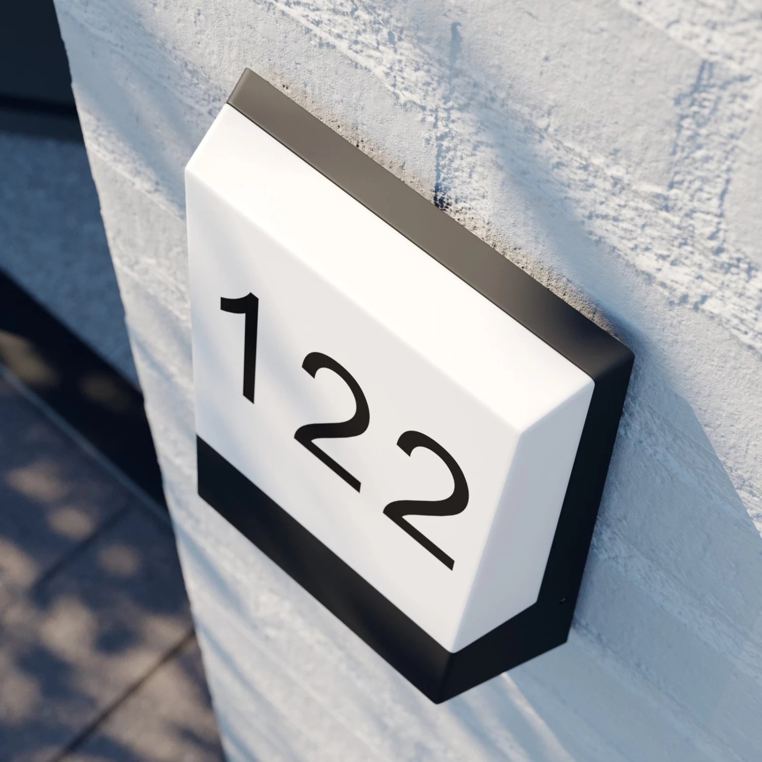 Lucande Kosman LED-Hausnummernleuchte, Sensor – Bild 4