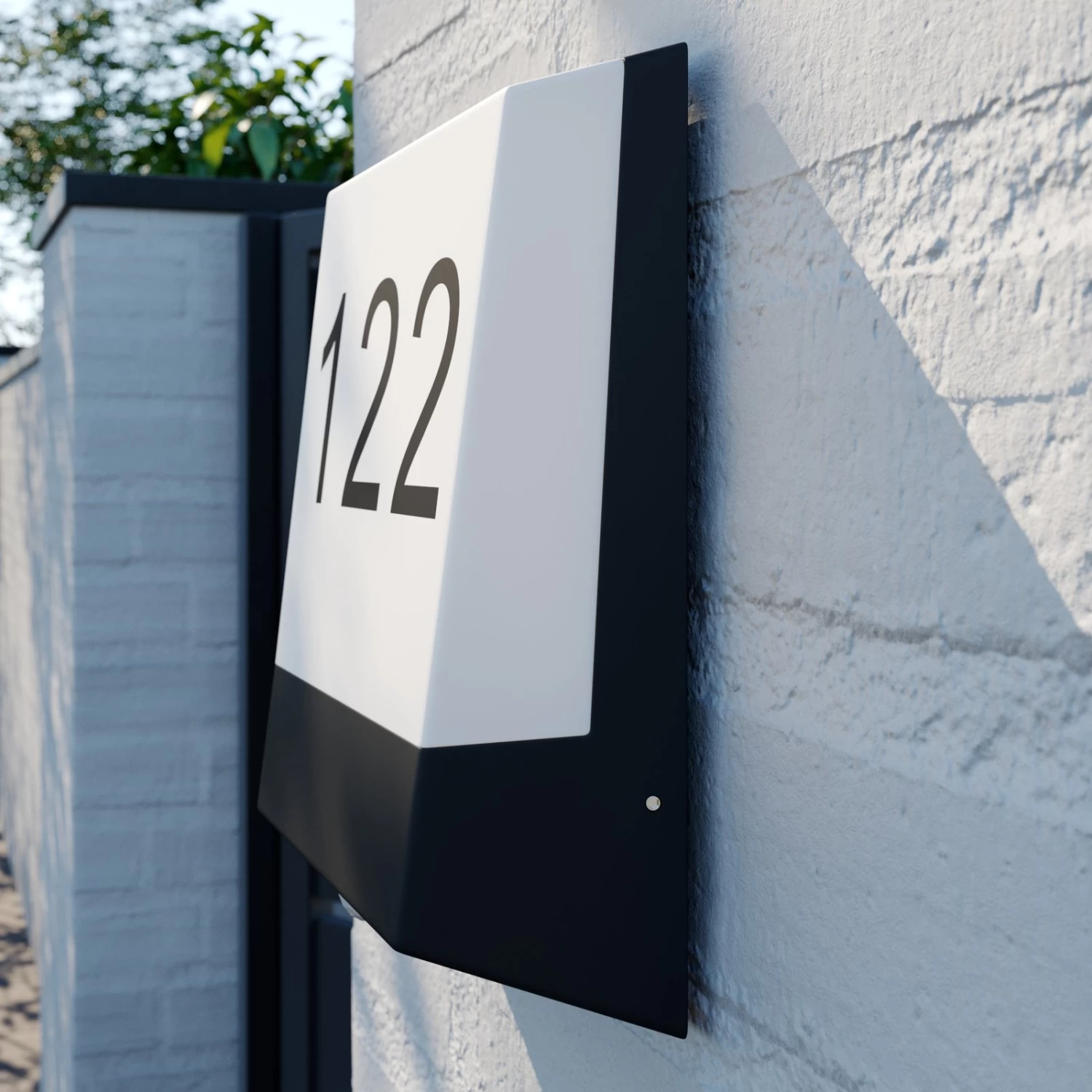 Lucande Kosman LED-Hausnummernleuchte, Sensor – Bild 5