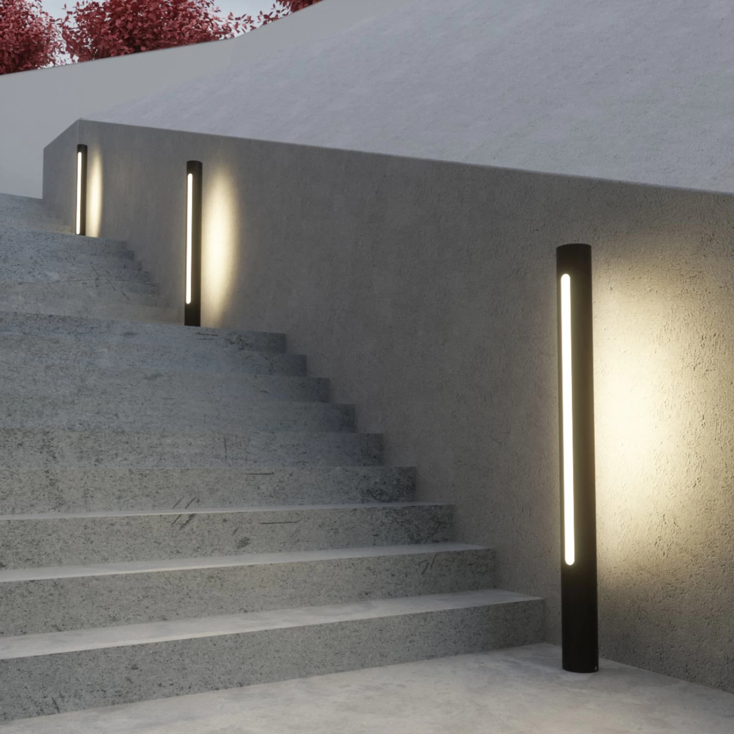 Lucande LED-Wegelampe Tomas, Dunkelgrau â Bild 9