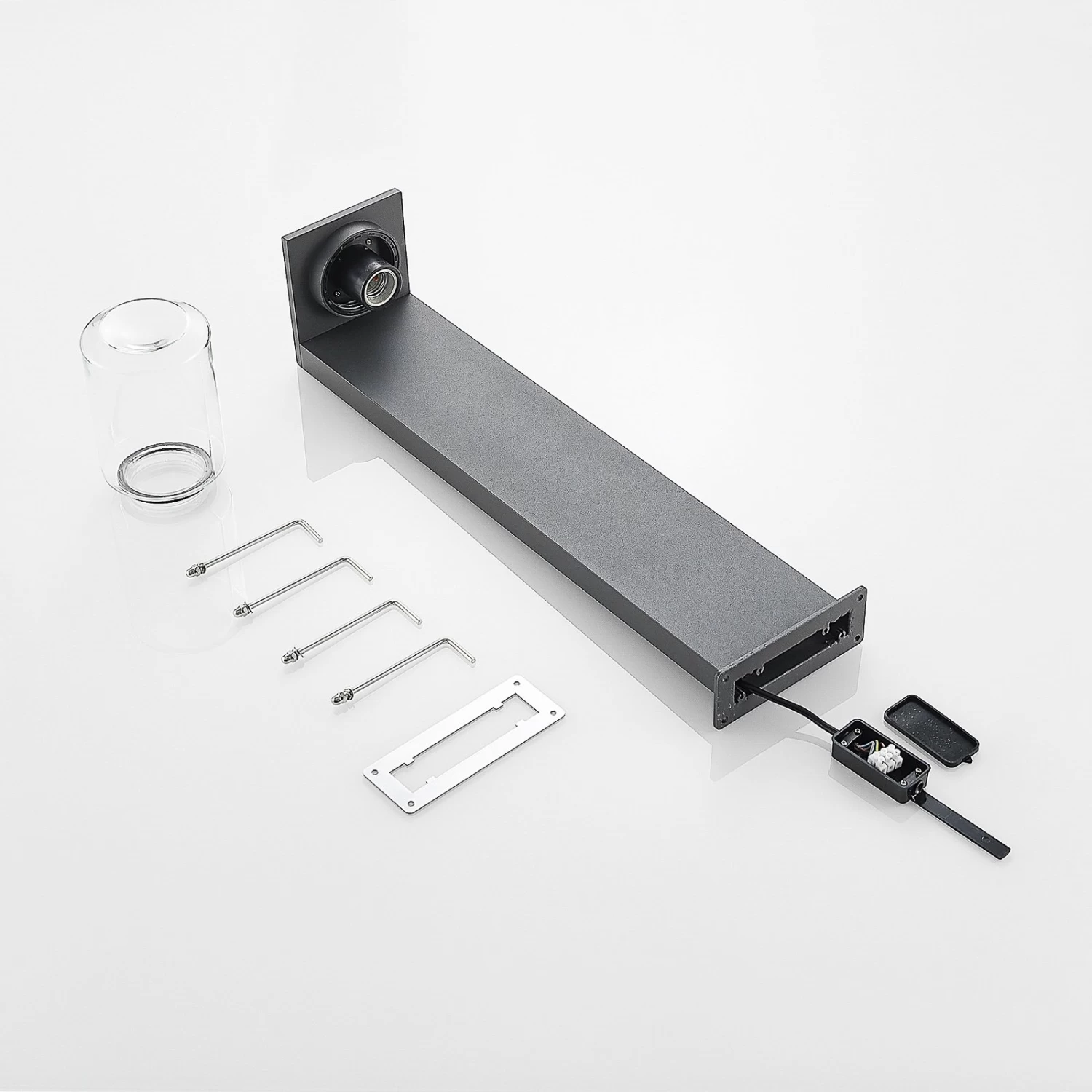 Lucande Semka Wegeleuchte, 65 Cm, Dunkelgrau â Bild 9