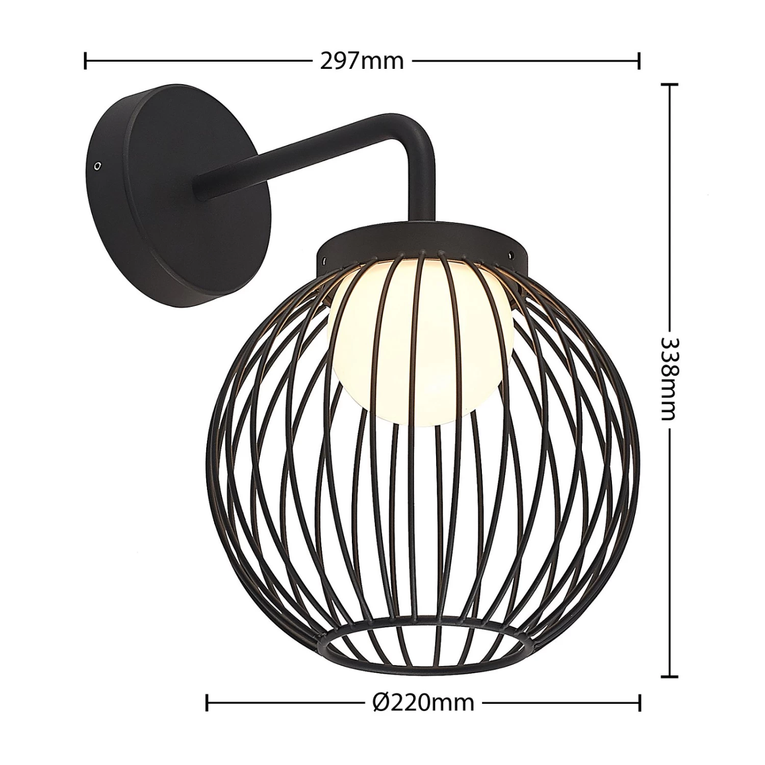 Lucande Kartivan LED-AuĂenwandleuchte Mit IP65 â Bild 4