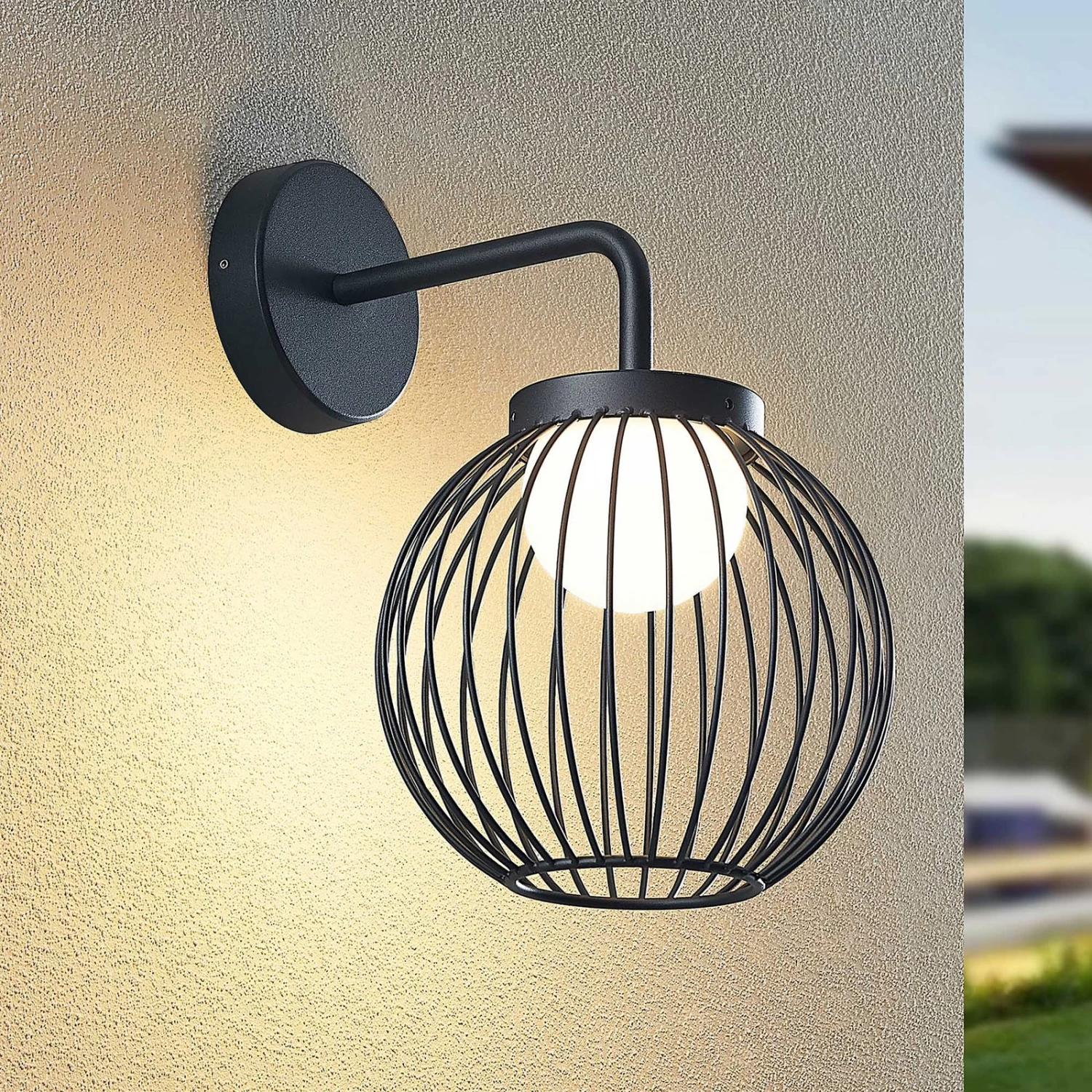 Lucande Kartivan LED-AuĂenwandleuchte Mit IP65