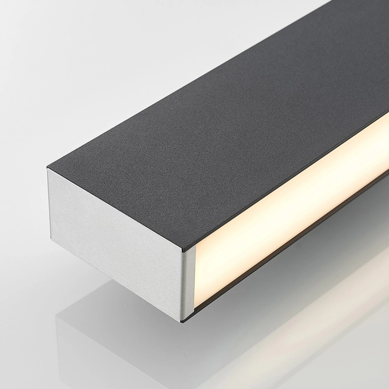 Lucande Aegisa LED-AuĂenwandlampe, Eckig â Bild 7