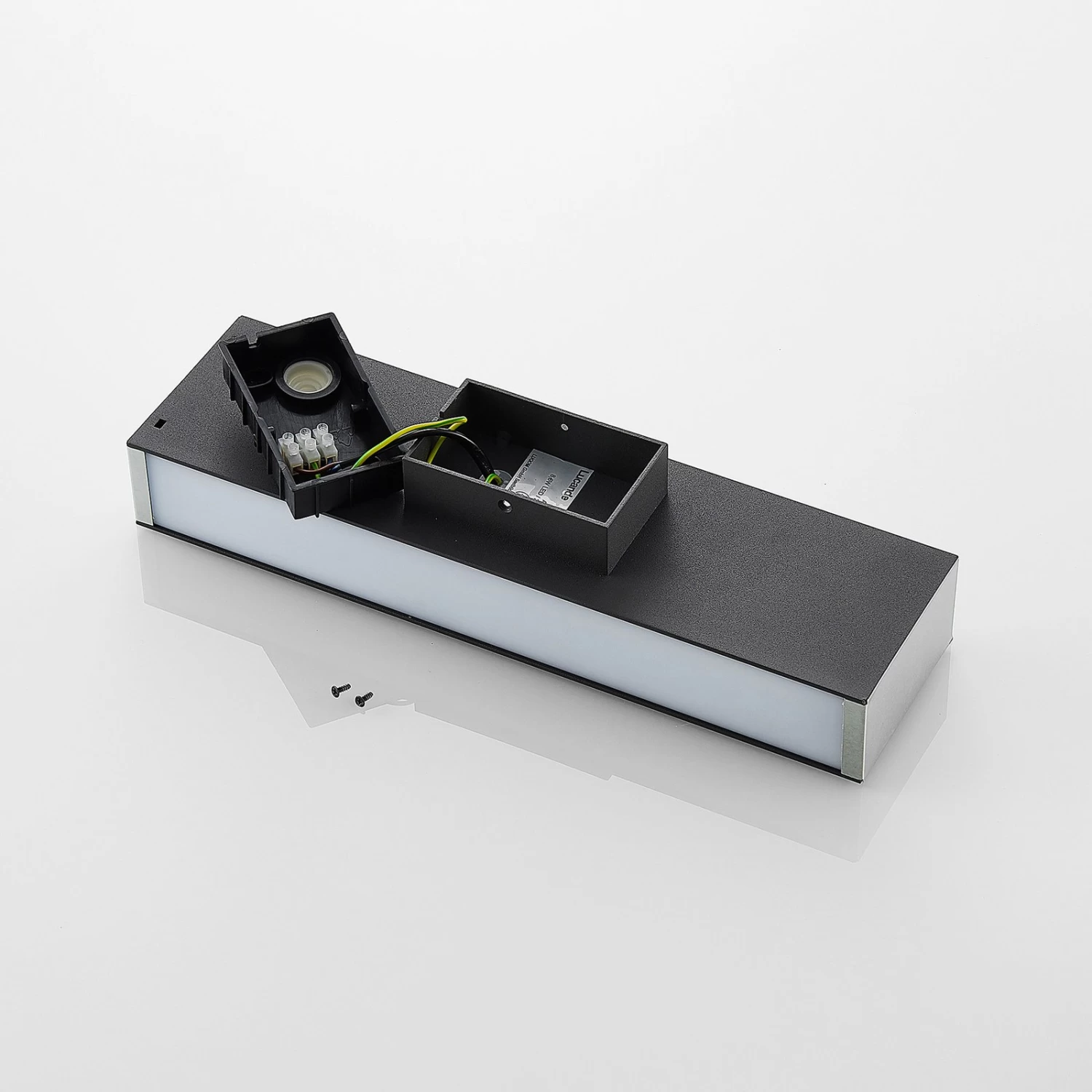 Lucande Aegisa LED-AuĂenwandlampe, Eckig â Bild 9