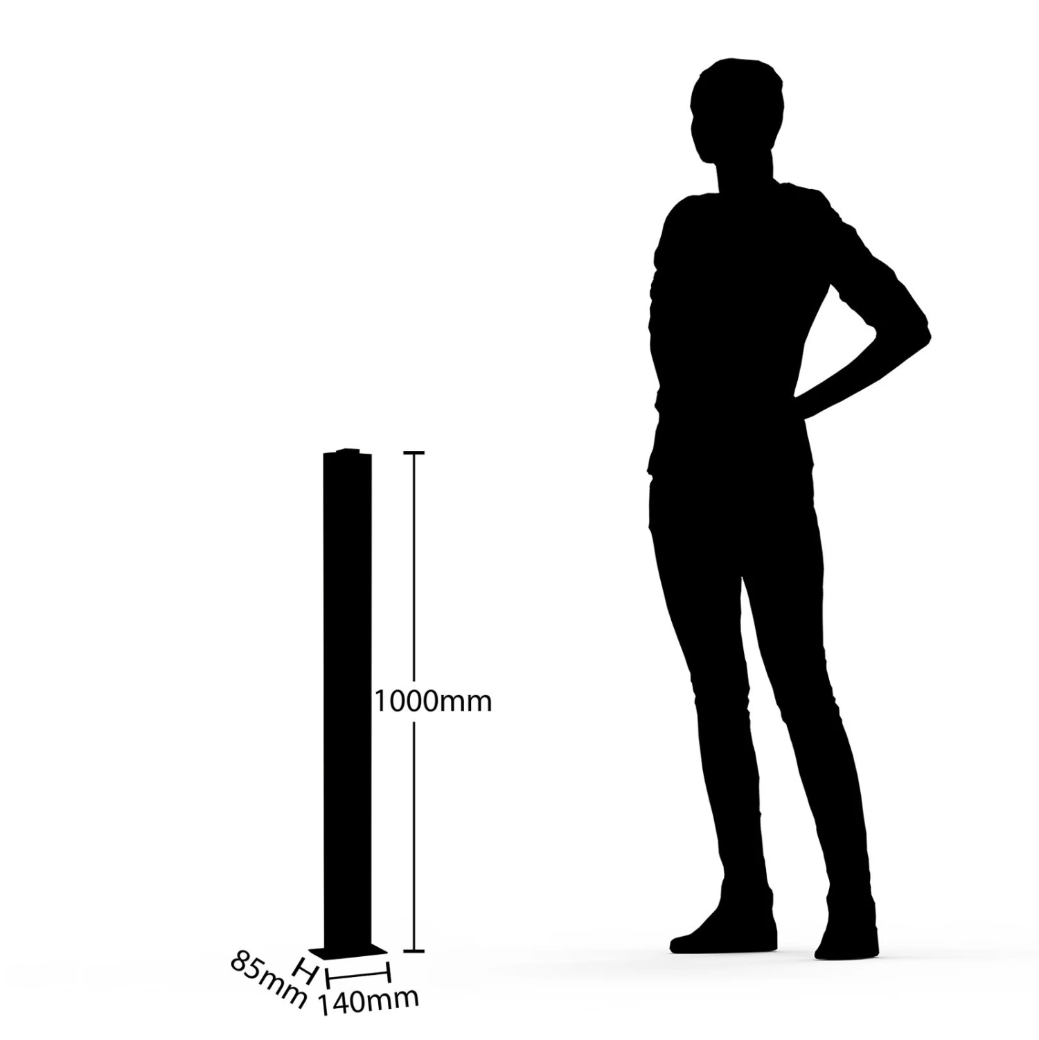 Lucande Virgalia LED-Wegeleuchte, 100 Cm â Bild 6