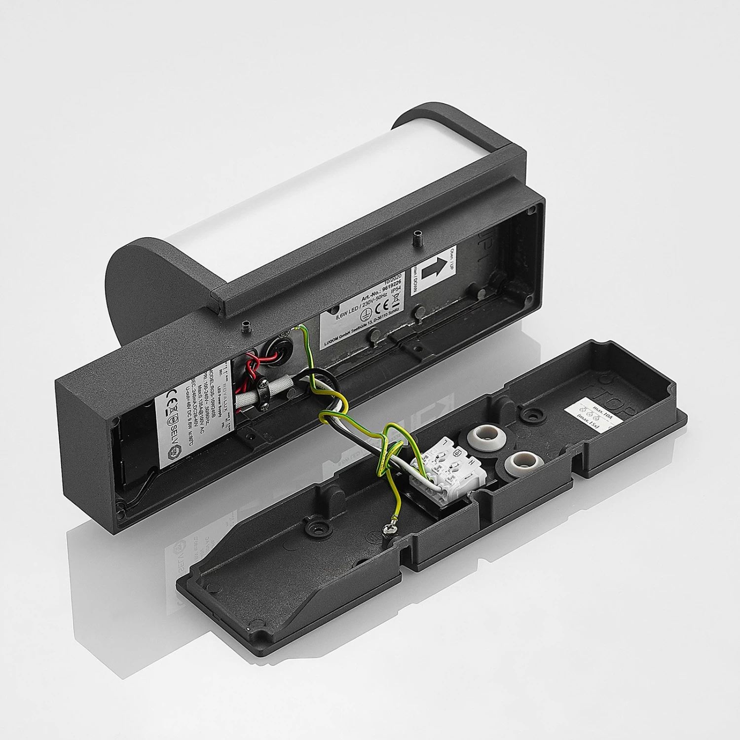 Lucande Jokum LED-AuĂenwandlampe, IP54, Sensor â Bild 9