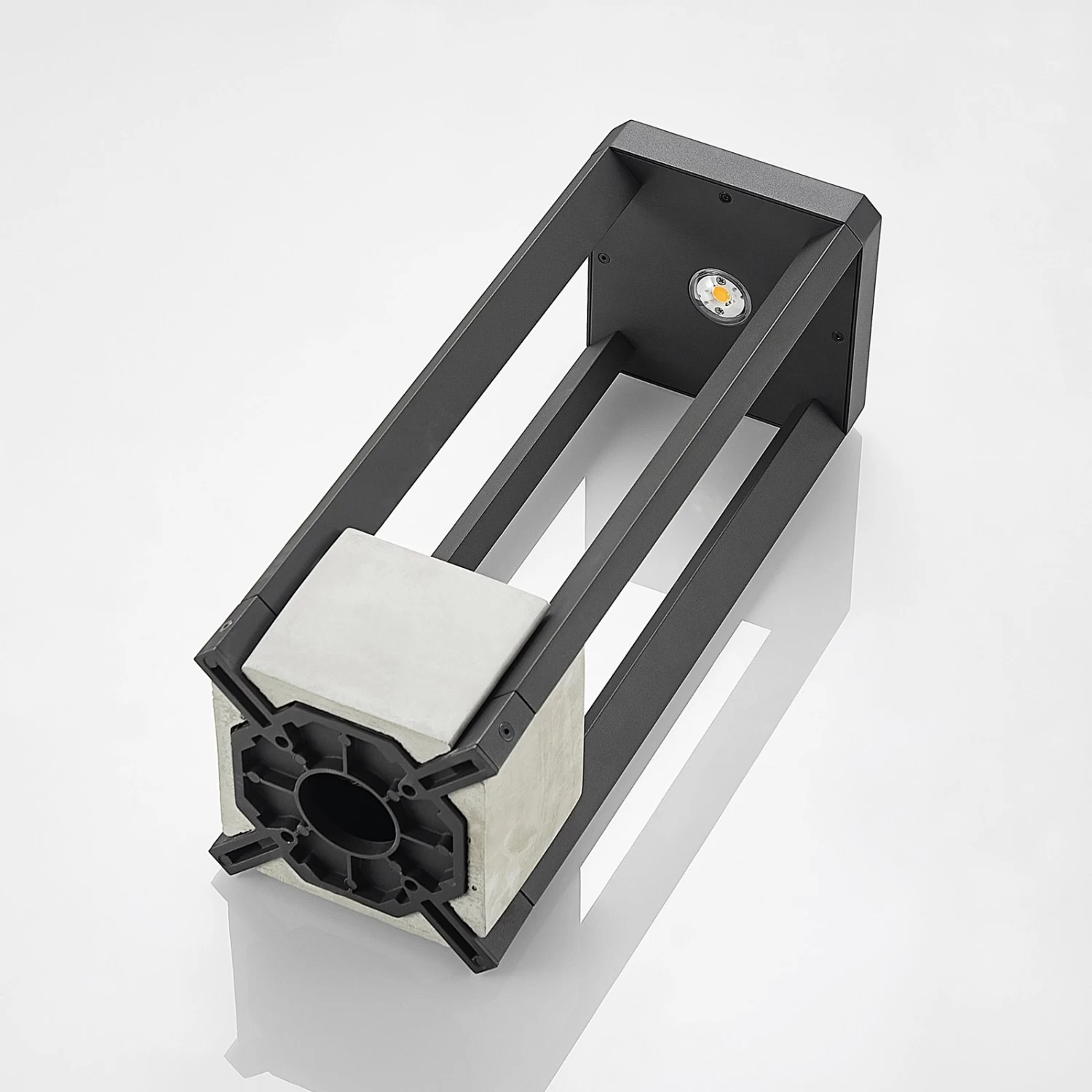 Lucande Kalisa LED-Sockelleuchte, Eckig â Bild 8