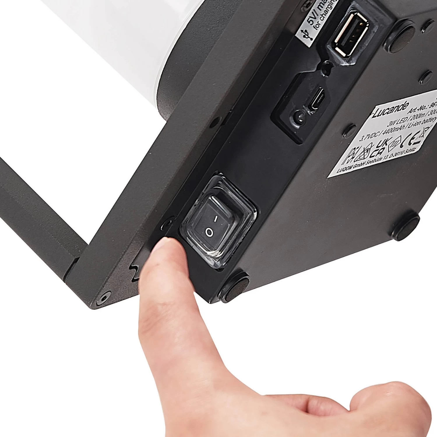 Lucande Timio LED-Außendekoleuchte, Touchdimmer – Bild 7