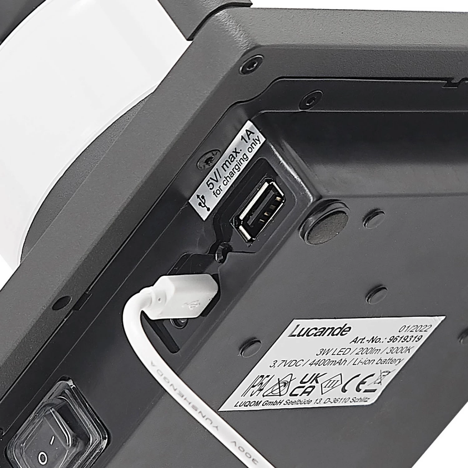 Lucande Timio LED-Außendekoleuchte, Touchdimmer – Bild 9