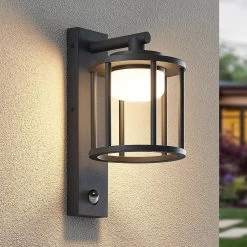 Lucande Berenike Außenwandleuchte Mit Sensor