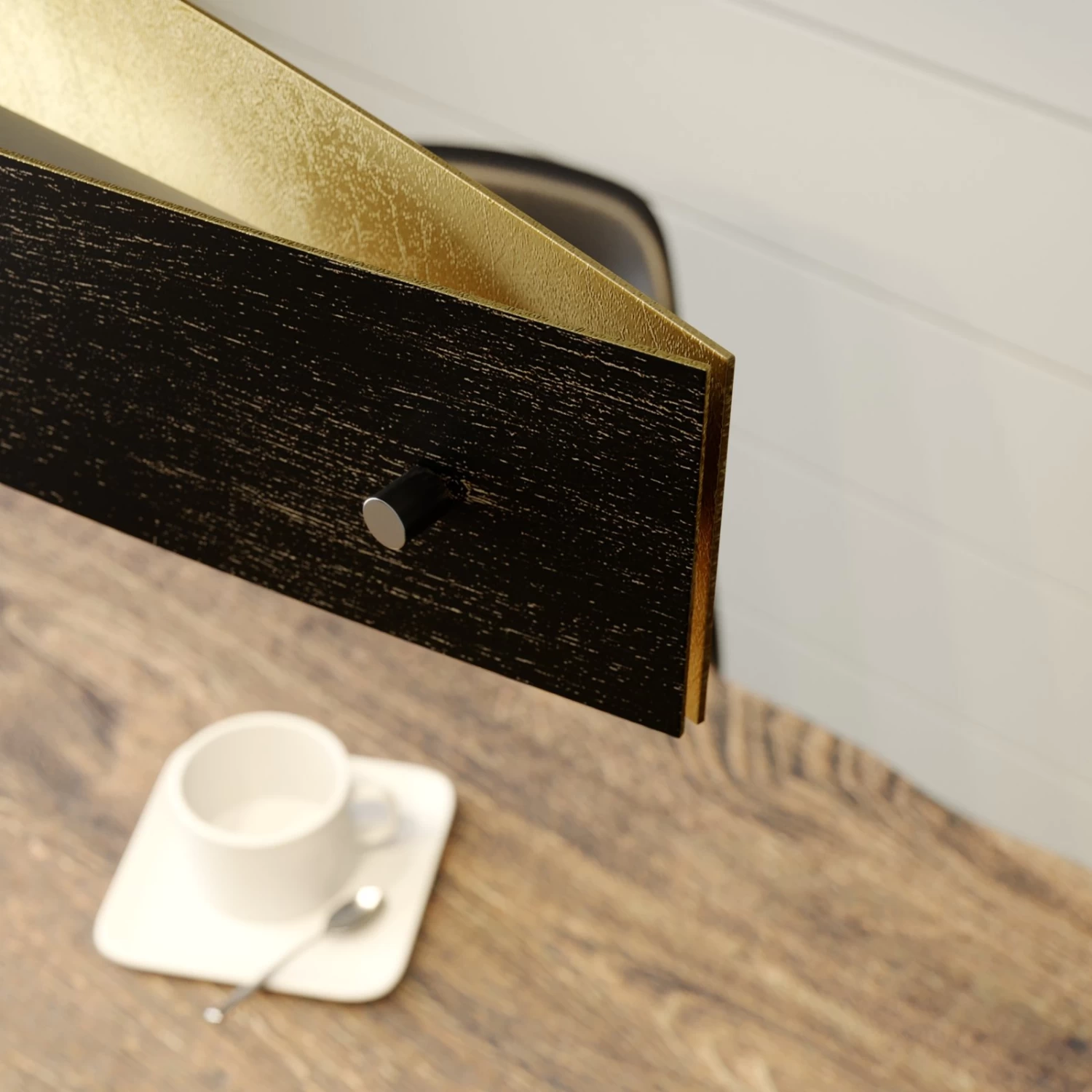 Lucande LED-Hängeleuchte Lio In Schwarz Mit Golddekor – Bild 9