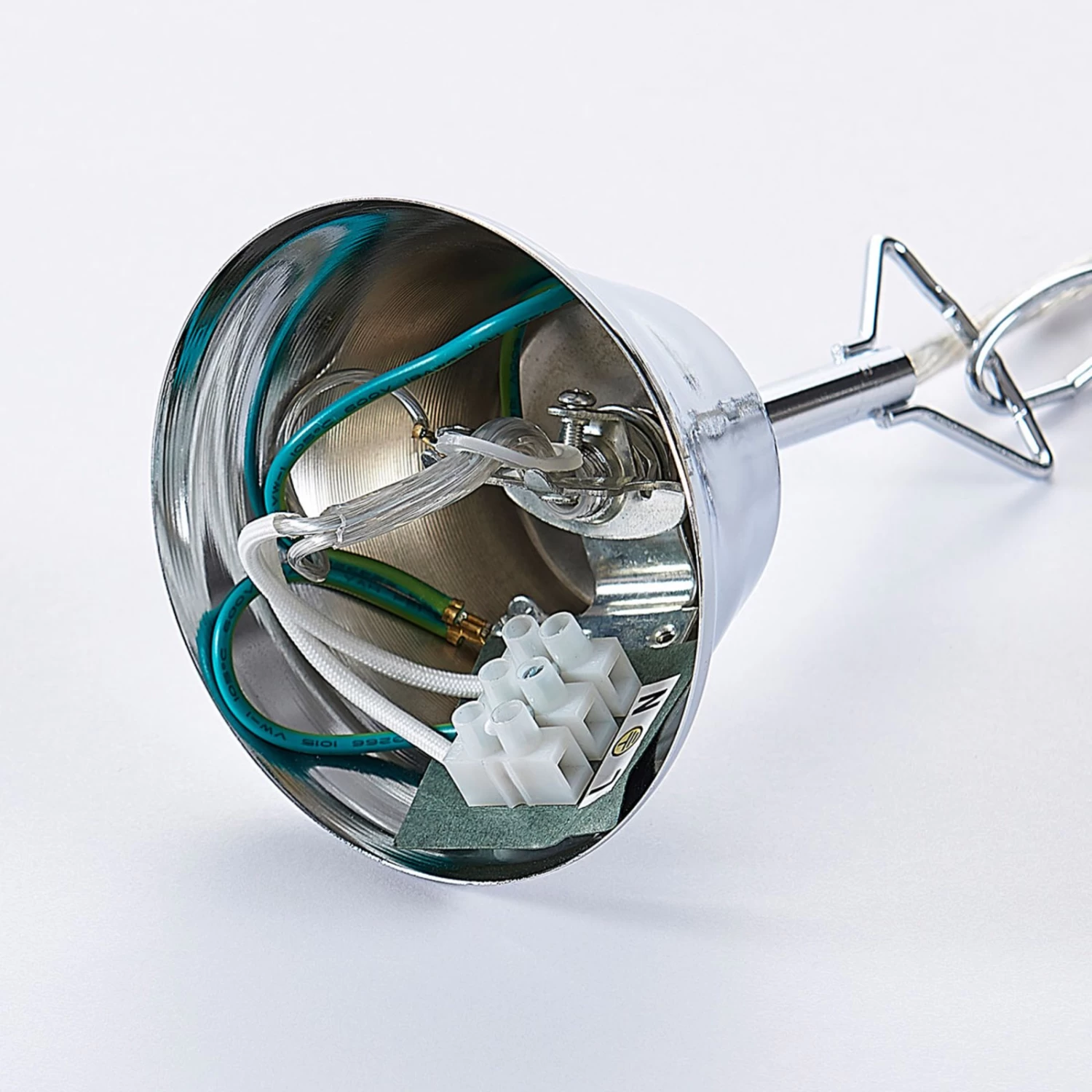 Lucande Kronleuchter Solveig Mit Kristallen, 5-fl., Chrom – Bild 9