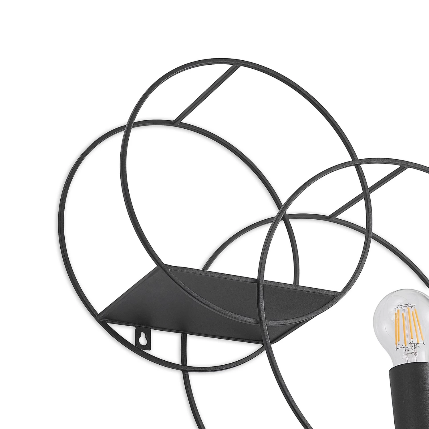 Lucande Andrik Wandleuchte, Rund, 2 Kreise â Bild 7