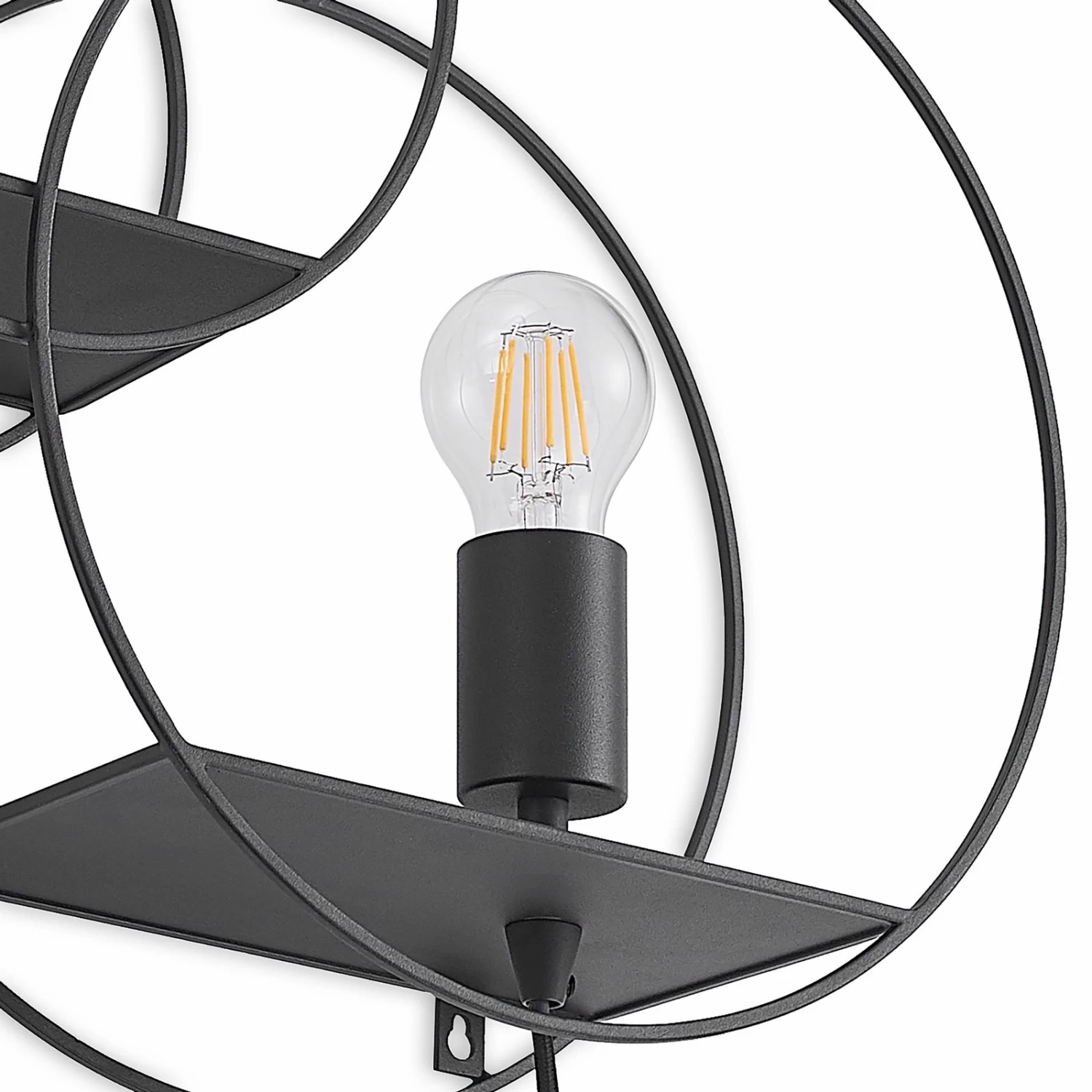 Lucande Andrik Wandleuchte, Rund, 2 Kreise â Bild 8