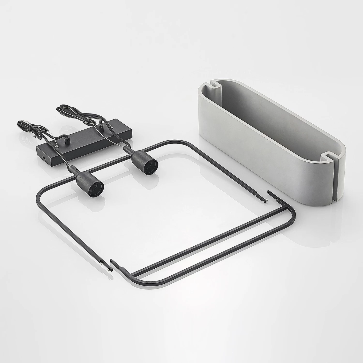 Lucande Teona HĂ€ngeleuchte Mit Beton, Zweiflammig â Bild 8