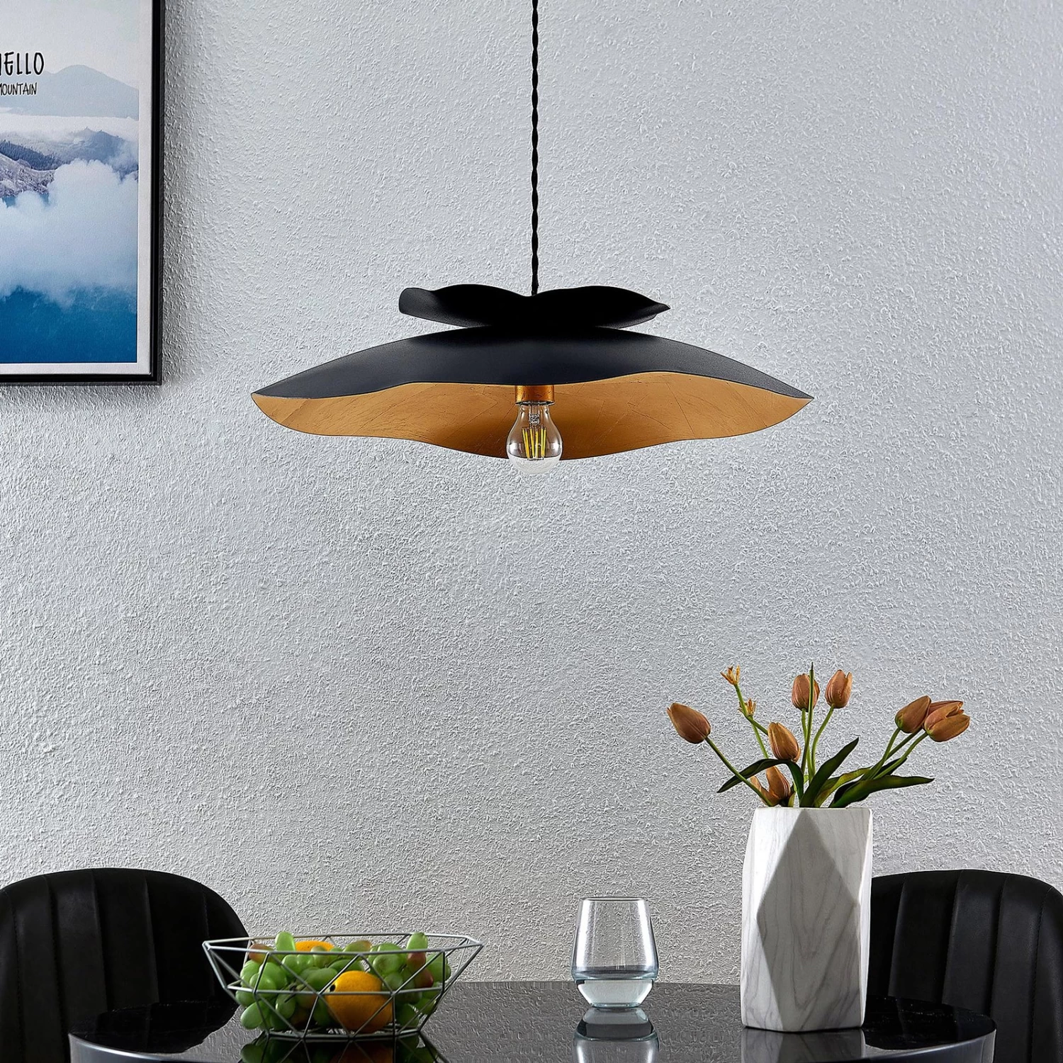 Lucande Elidan HĂ€ngeleuchte In Schwarz â Bild 2