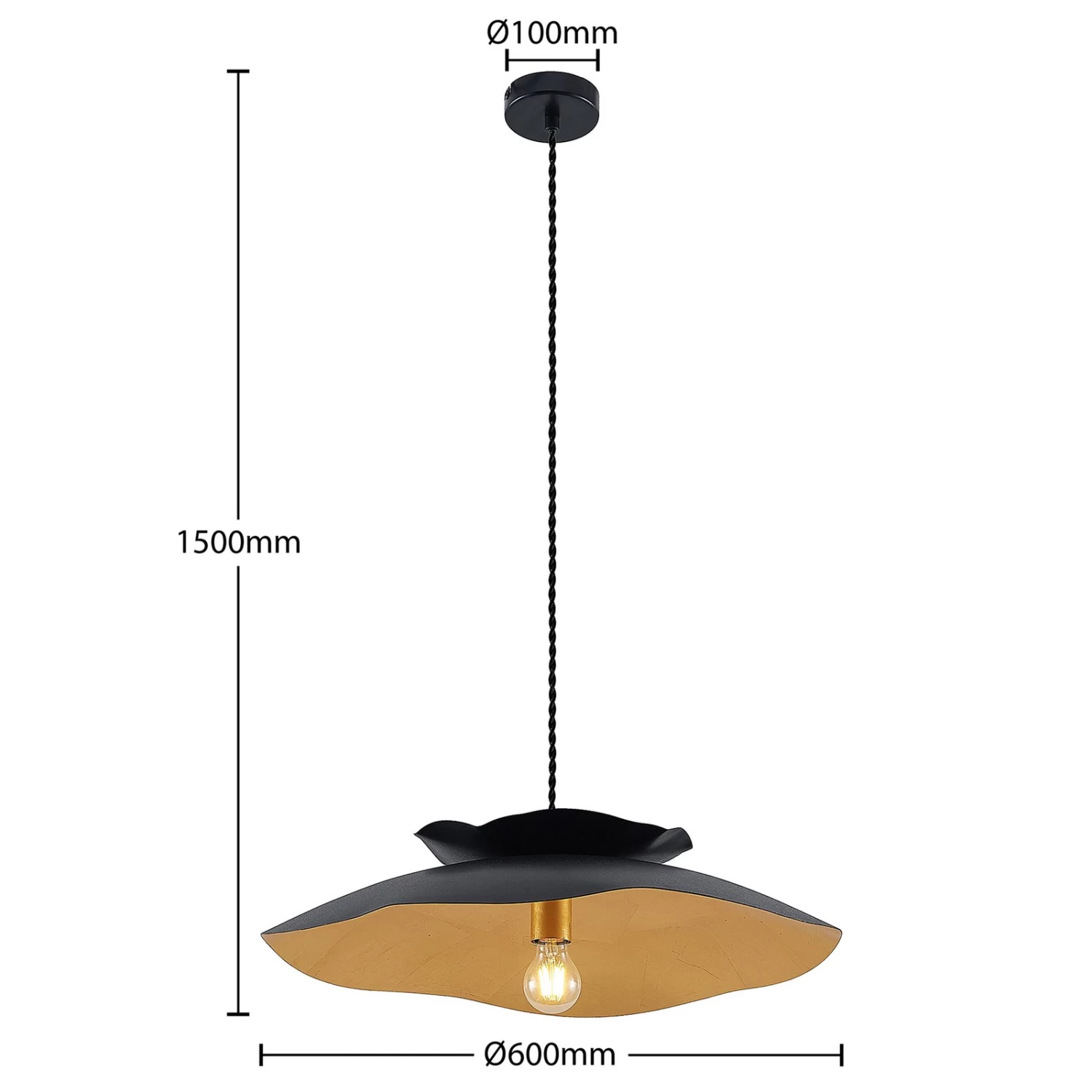 Lucande Elidan HĂ€ngeleuchte In Schwarz â Bild 4