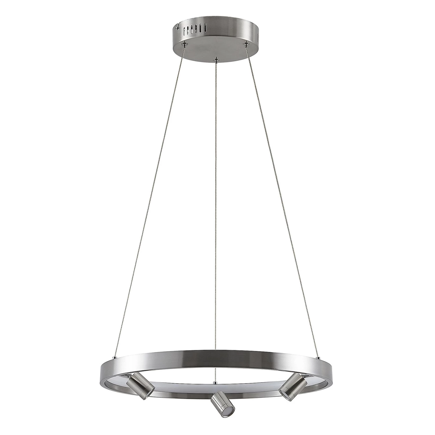 Lucande Paliva LED-HĂ€ngeleuchte, 48 Cm, Nickel â Bild 4