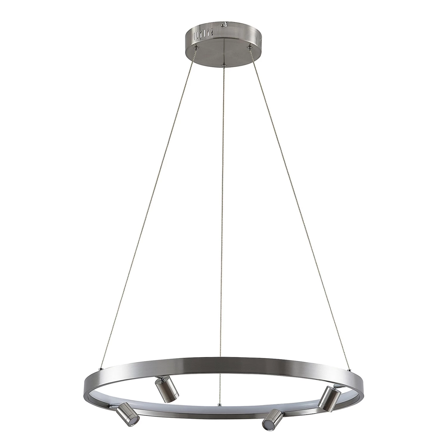 Lucande Paliva LED-HĂ€ngeleuchte, 64 Cm, Nickel â Bild 4