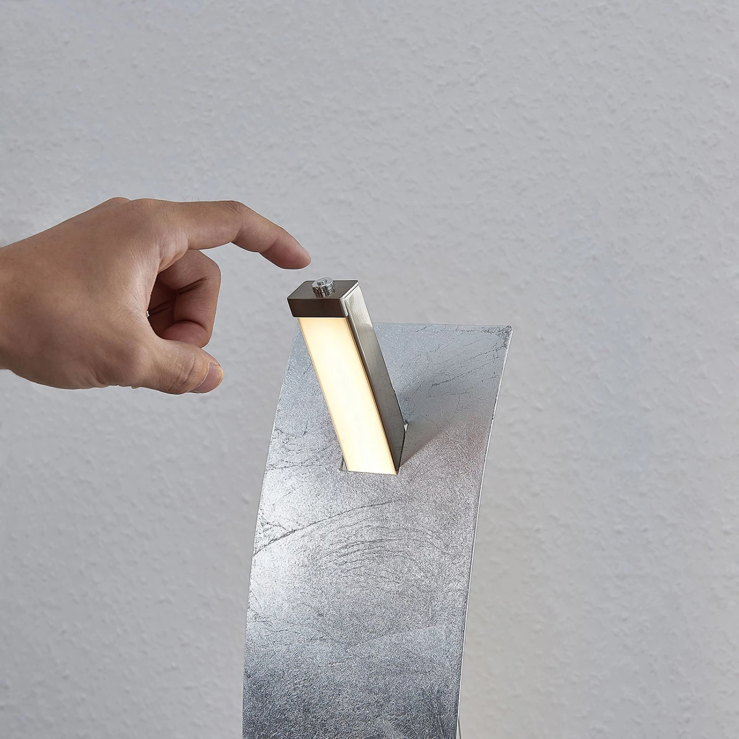 Lucande LED-Tischleuchte Marija In Edler Silber-Optik â Bild 7